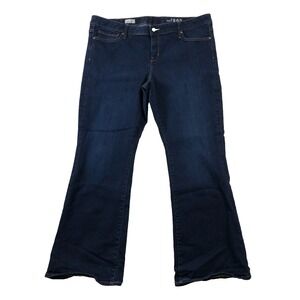 Gap Jeans‎ Women's Size 35R Denim Blue Dark Wash Perfect Boot Bootcut (41x31)